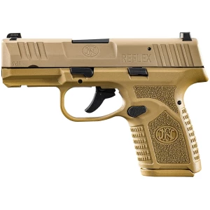 FN Reflex 9mm 3.30-inch Flat Dark Earth micro-compact pistol right-side view