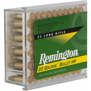 Remington Golden Bullet .22 LR 36 gr Plated Hollow Point 100 rd box