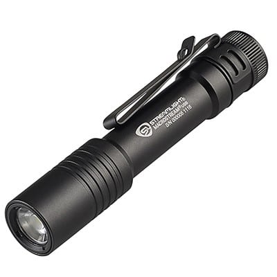 Streamlight Macrostream USB rechargeable pocket flashlight in black, 500 lumens