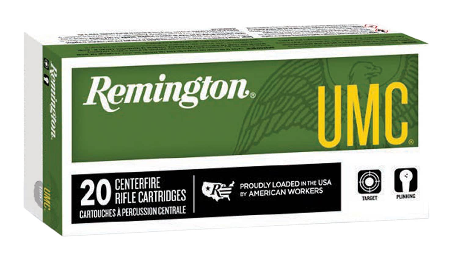 Remington UMC .303 British 174 gr FMJ 20rd box rifle ammunition