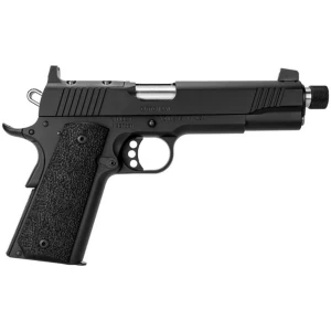 Kimber Custom LW OR TFS .45 ACP full-size 1911, KimPro Black, black Hogue rubber grips