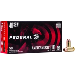 Federal American Eagle .40 S&W 180 gr FMJ 50 rd box