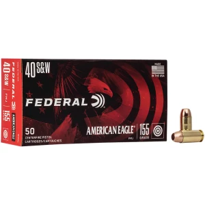 Federal American Eagle .40 S&W 155 gr FMJ 50 round box
