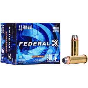 Federal Power-Shok .44 Magnum 240 gr JHP 20rd box front