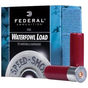 Federal Ammunition Speed-Shok 20 Gauge 2.75" 3/4 oz #7 steel 25 count box