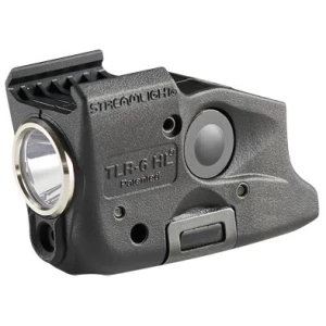 Streamlight TLR-6 HL 300-lumen weapon light with red laser for SIG P365, black