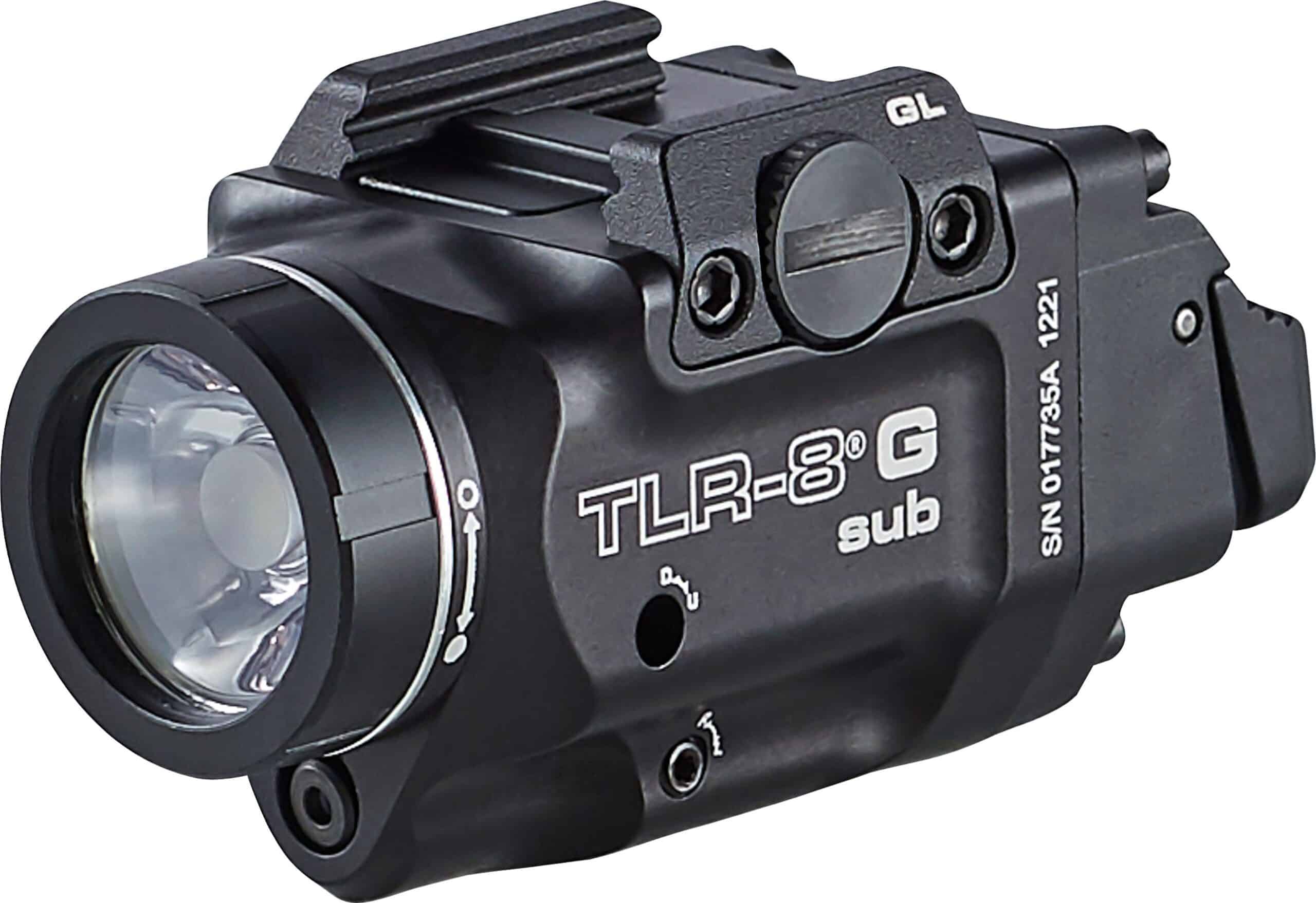 Streamlight TLR-8 G Sub weapon light with green laser for Glock 43X/48 MOS