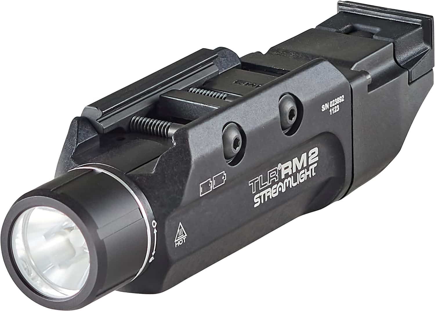 Streamlight TLR RM 2 1000-lumen rail-mounted LED light in black anodized aluminum