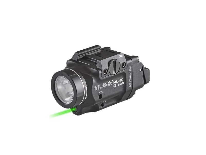 Streamlight TLR-8 HL-X G weapon light with green laser for Springfield Hellcat