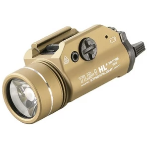 Streamlight TLR-1HL 1000 lumen Flat Dark Earth rail-mount weapon light