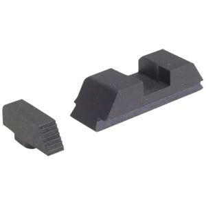 AmeriGlo GT504 Range Series Sight Set for Glock  Black Serrated Front-Black Rear