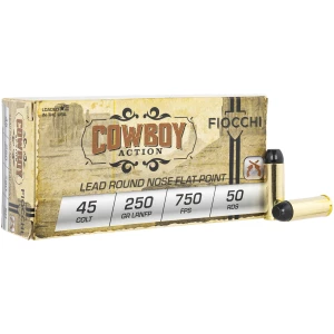 Fiocchi 45 Colt 250 gr LRNFP 50rd box