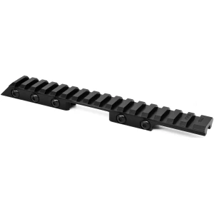 Warne Mountain Tech 11mm Picatinny rail adapter for CZ 457, 15 MOA, black