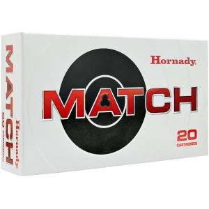 Hornady Match .308 Win 178 gr BTHP ammunition 20 round box