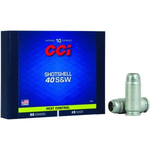 CCI Shotshell .40 S&W 88 gr 9 shot 10-round box