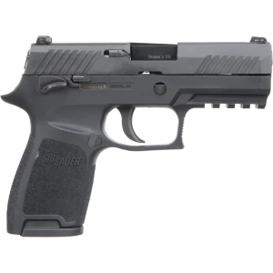 Sig Sauer P320C Compact 9mm 3.9-inch Nitron finish SigLite night sights manual safety
