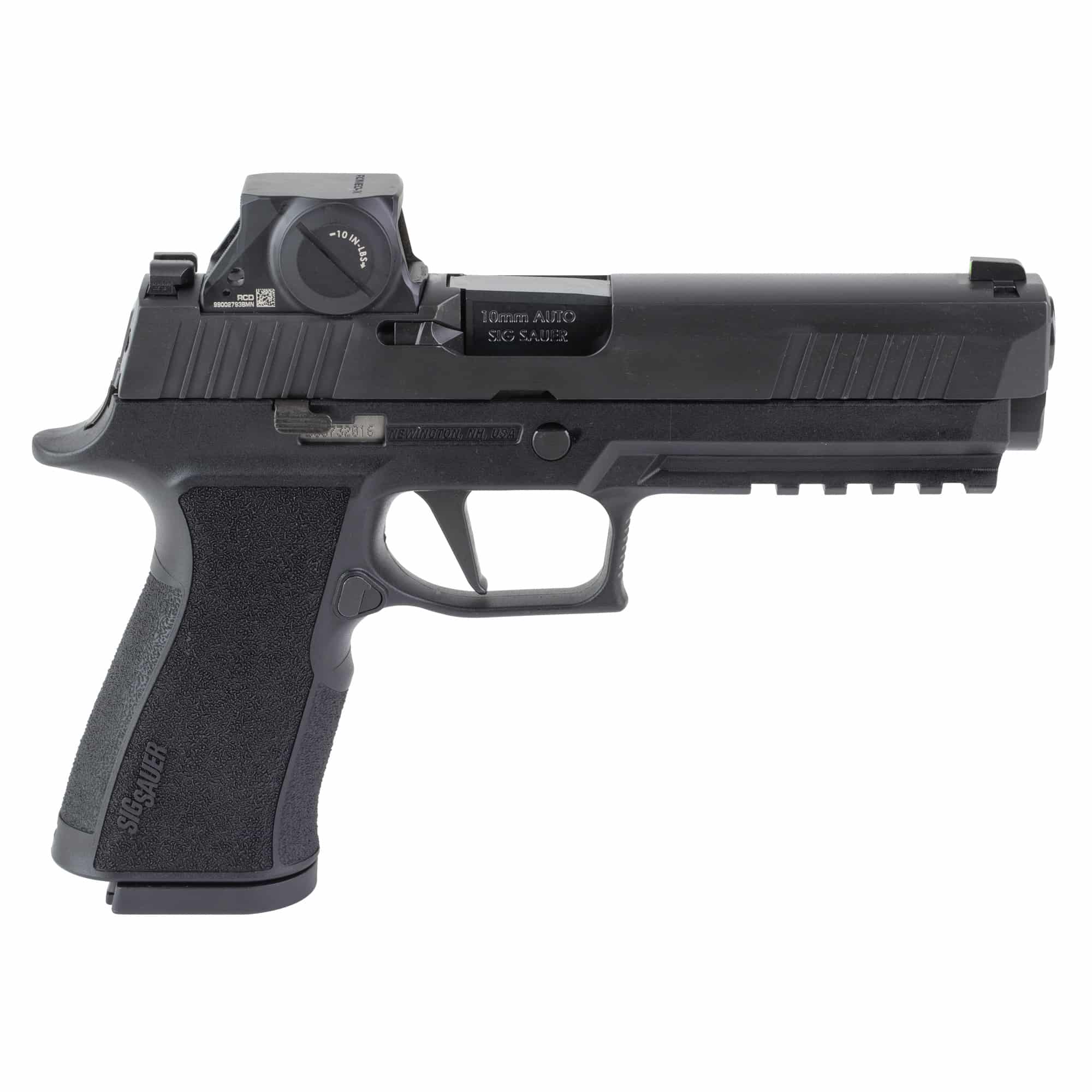 Sig Sauer P320 XTEN 10mm 5-inch pistol with Nitron finish and night sights