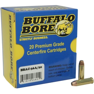Buffalo Bore 35 Remington 220 gr Semi-Jacketed Flat Point ammunition - 20 round box