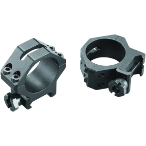 Weaver 4-Hole Skeleton Scope Rings 30mm Low Matte Black