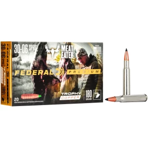 Federal Premium Trophy Copper .30-06 Springfield 180 gr ammunition 20rd box