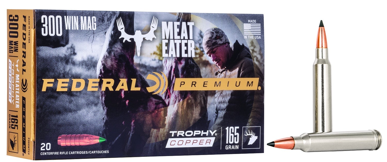 Federal Trophy Copper .300 Win Mag 165 gr 20 round box