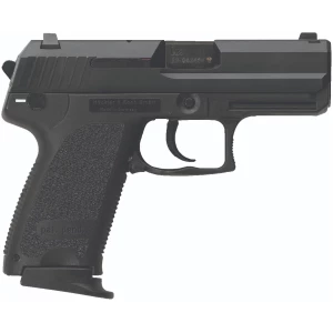 H&K USP9 Compact V1 9mm pistol, 3.58-inch barrel, black polymer frame