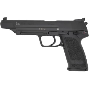 Heckler & Koch USP Elite V1 .45 ACP pistol with long serrated slide and black polymer frame