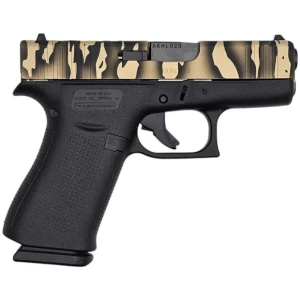 GLOCK 43X Tiger Stripe MOS 9mm pistol with 10-round magazine