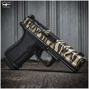 SHADOW SYSTEMS MR920 Tiger Stripe 9mm semi-auto handgun side profile