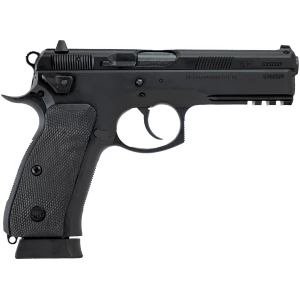 CZ-USA CZ 75 SP-01 Tactical 9mm 4.6-inch pistol black with rubber grips and accessory rail