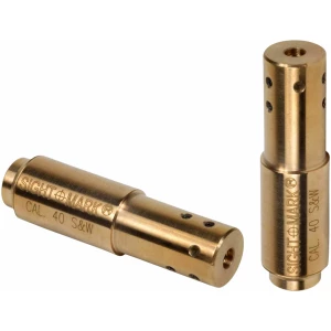 Sightmark SM39016 .40 S&W brass laser boresighter with carrying case and batteries