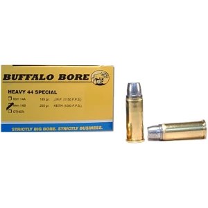 Buffalo Bore Ammunition Heavy Strictly Business .44 S&W Special 255 gr box, 20 rounds