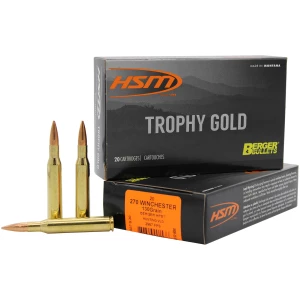 HSM Trophy Gold .270 Winchester 130 gr Berger VLD 20rd box