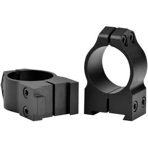 Warne Maxima 1-inch Medium Vertical Split Steel Scope Rings Matte Black fits CZ 550 19mm dovetail