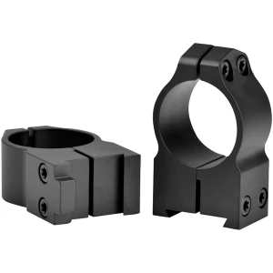 Warne Maxima 1-inch high 19mm dovetail scope rings matte black for CZ 550