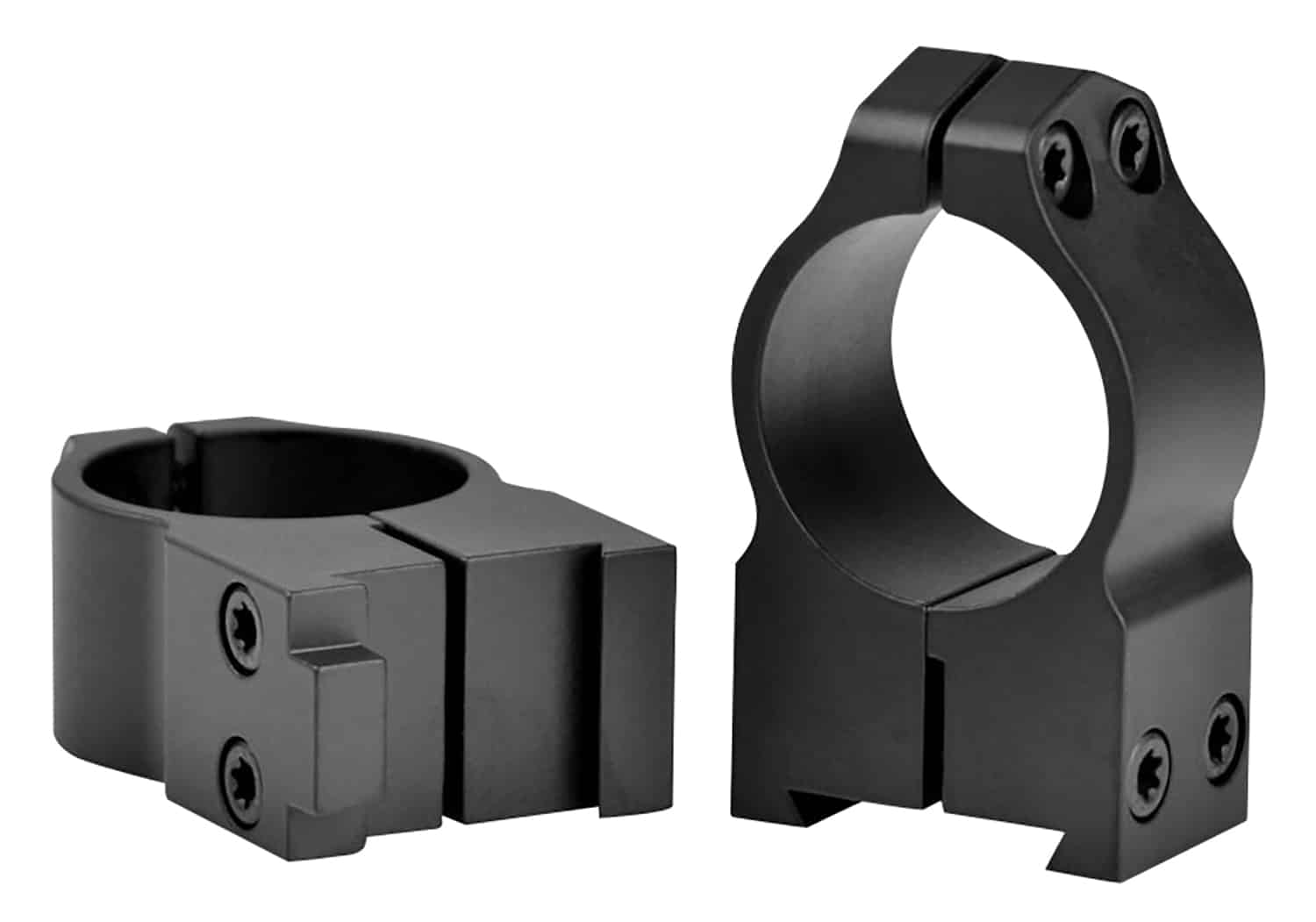 Warne Maxima 1-inch high 19mm dovetail scope rings matte black for CZ 550