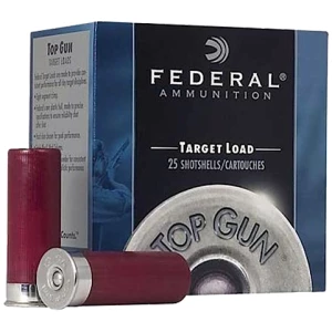 Federal Top Gun 12ga 2-3/4in 7/8 oz #8 lead shotshell 25-count box