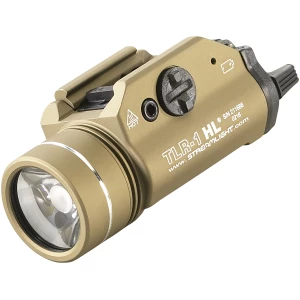 Streamlight TLR-1 HL rail-mounted weapon light Flat Dark Earth on Picatinny rail