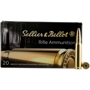 Sellier & Bellot 308 Winchester 180 gr SPCE Soft Point ammunition 20 round box