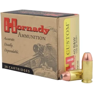 Hornady Custom .40 S&W 155 gr XTP Jacketed Hollow Point 20rd box