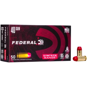 Federal American Eagle Syntech .40 S&W 50rd box front image