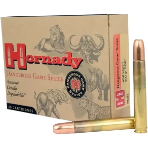 Hornady Dangerous Game .458 Lott 500 gr DGS ammunition 20-round box