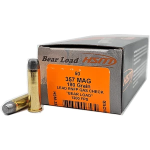 HSM Bear Load .357 Magnum 180 gr RNFP 50rd box product image
