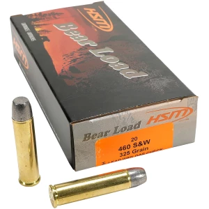 HSM Bear Load .460 S&W Magnum 325 gr WFN Gas-Check ammunition 20rd box