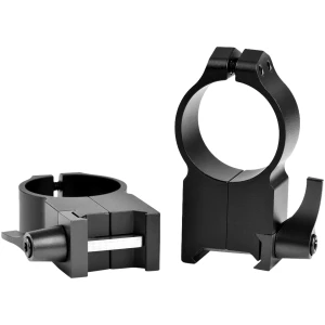 Warne Maxima 30mm Ultra High Quick Detach scope rings, matte black