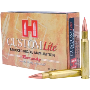 Hornady Custom Lite .30-06 Springfield 125 gr SST ammunition 20-round box