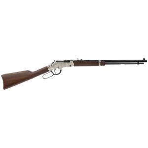 Henry Silver Eagle H004SE lever action .22 S/L/LR 20-inch octagon barrel walnut stock nickel receiver