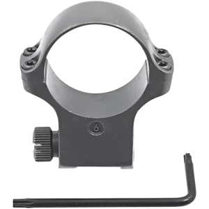 Ruger extra-high 30mm single scope ring in Target Gray Stainless, steel construction