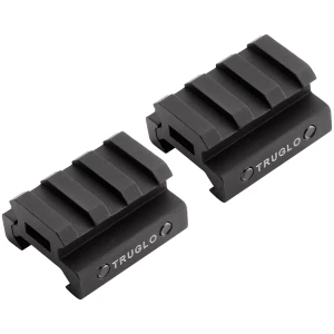 Truglo Picatinny riser mount 1/2 inch 2-piece matte black