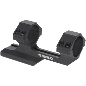 TruGlo one-piece tactical scope mount fits 1-inch scope tubes, Picatinny/Weaver mount, black